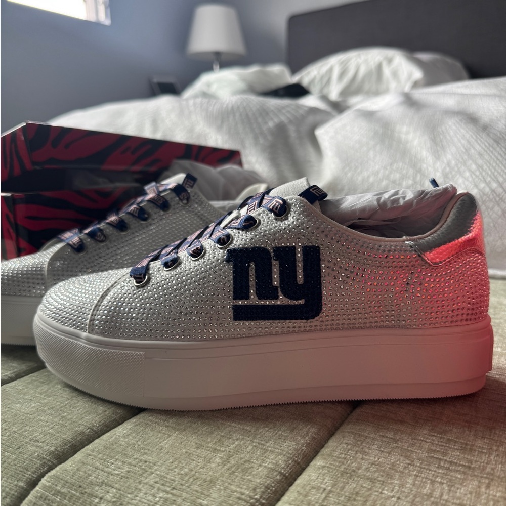 Women's New York Giants Crystal Sneakers